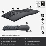 Wireless Ergonomic Keyboard Logitech ERGO K860