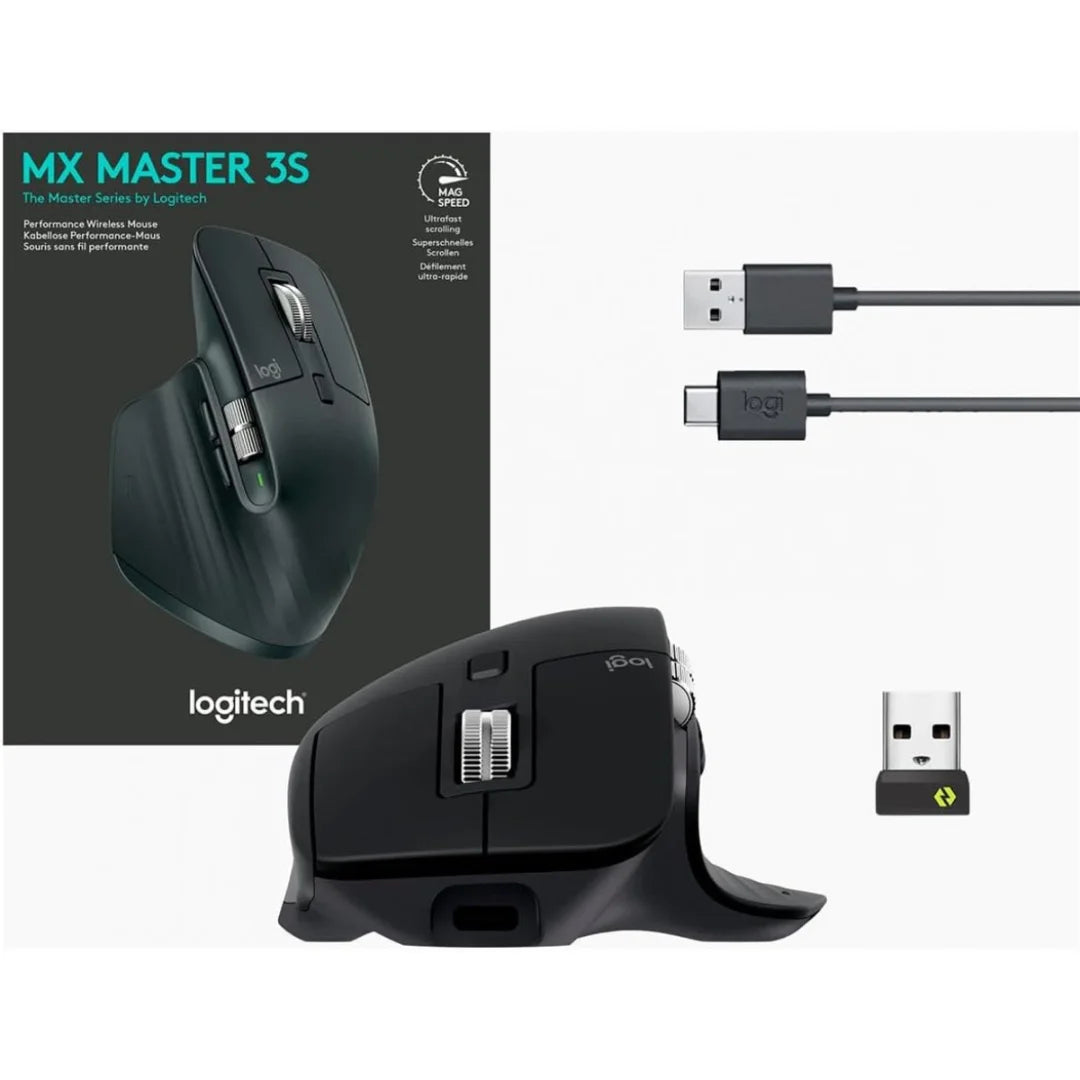 Ergonomic Wireless Mouse Logitech MX Master 3S