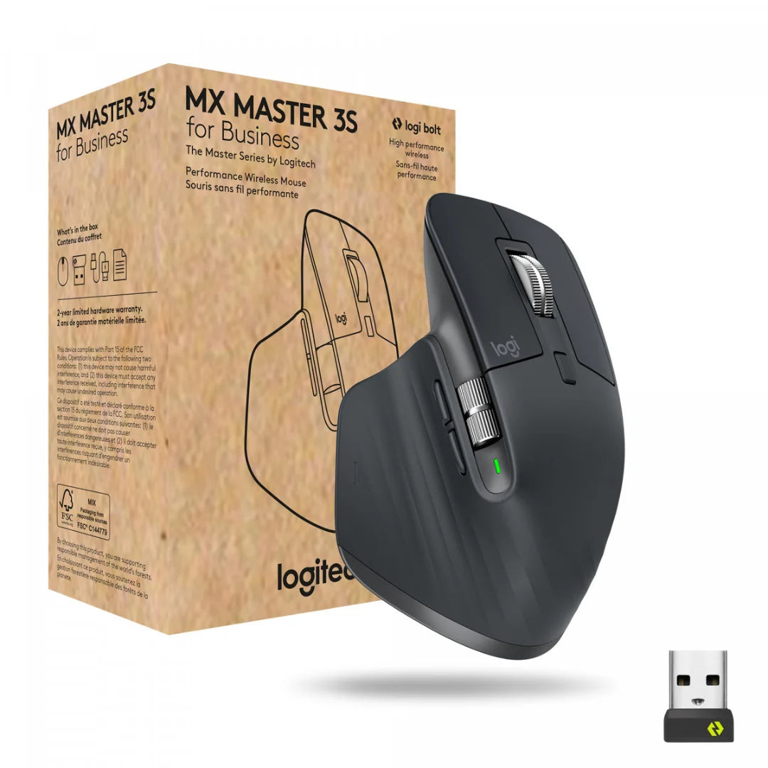 Ergonomic Wireless Mouse Logitech MX Master 3S