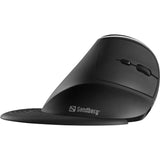 Ergonomic Wireless Vertical Mouse Sandberg PRO, Black