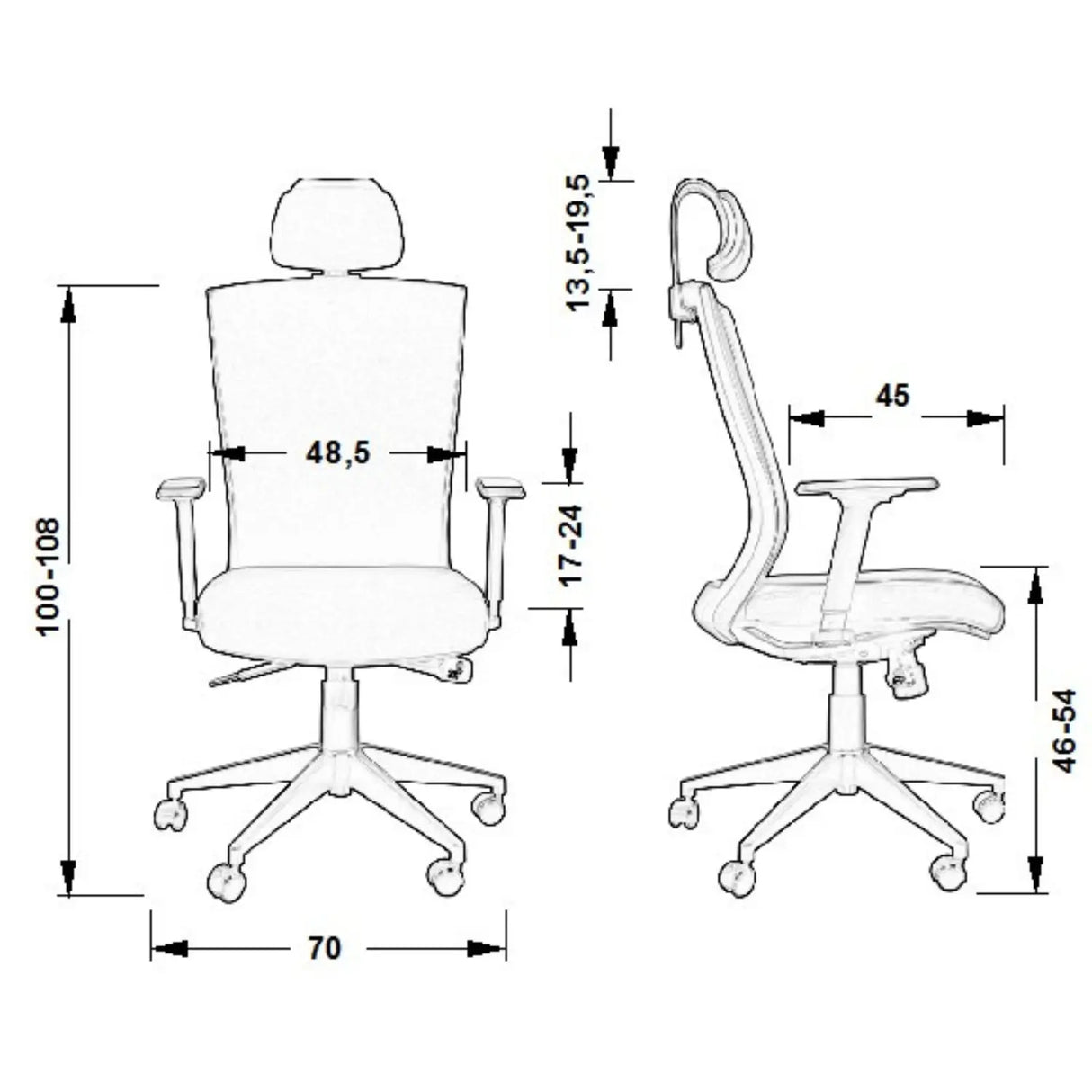 Ergonomic Chair HG-0004F