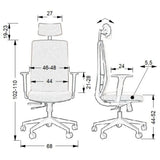 Ergonomska uredska stolica ZN-807-B
